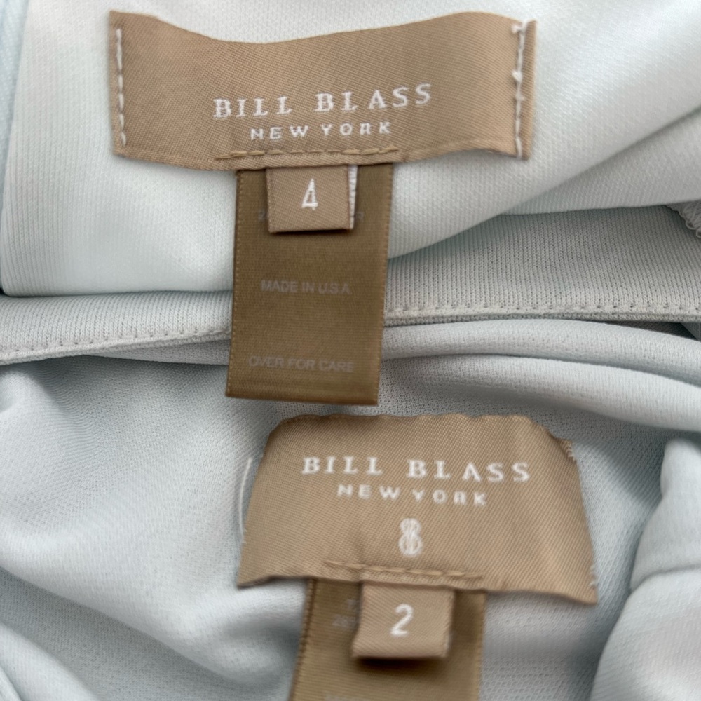 BILL BLASS LIGHT BLUE SKIRT SET TOP SIZE 2 SKIRT SIZE 4 - Picture 17 of 17